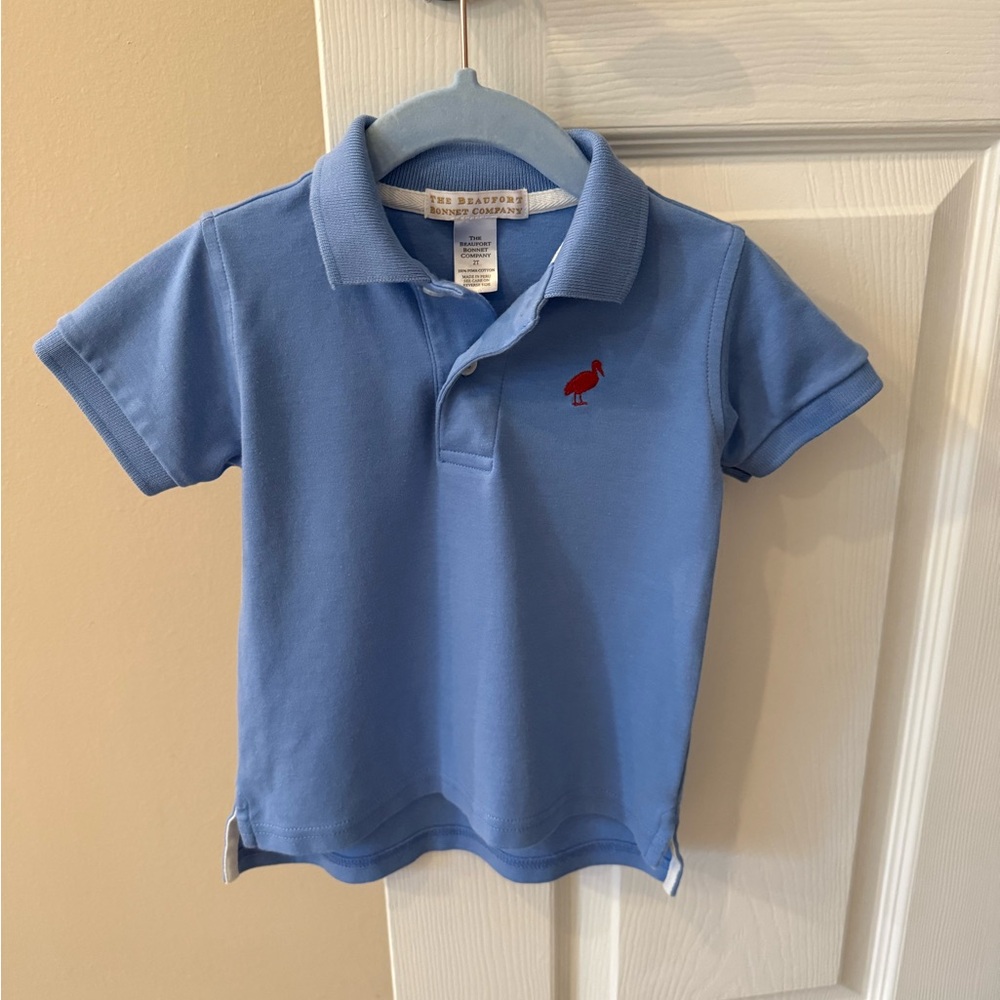 The Beaufort Bonnet Company Barbados Blue with Richmond Red Stork
